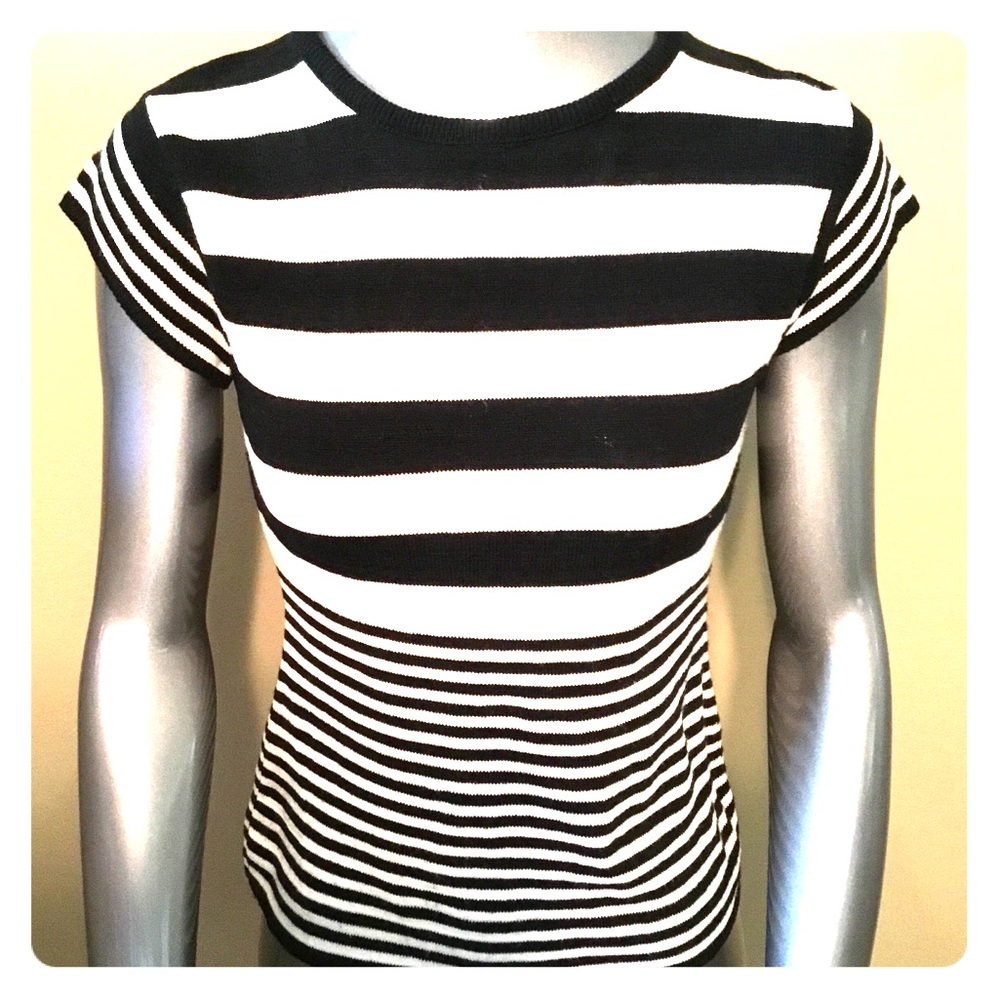 Vintage Great American Sweater cropped striped